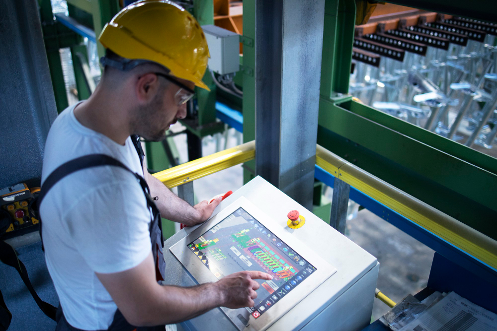 Operação com automação industrial
